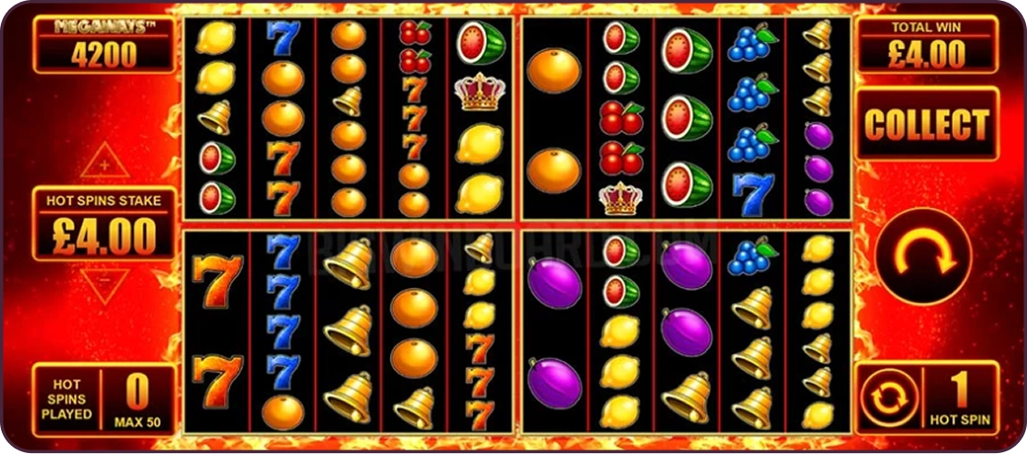 Super Hot Fruit κλασικοί τροχοί κουλοχέρη