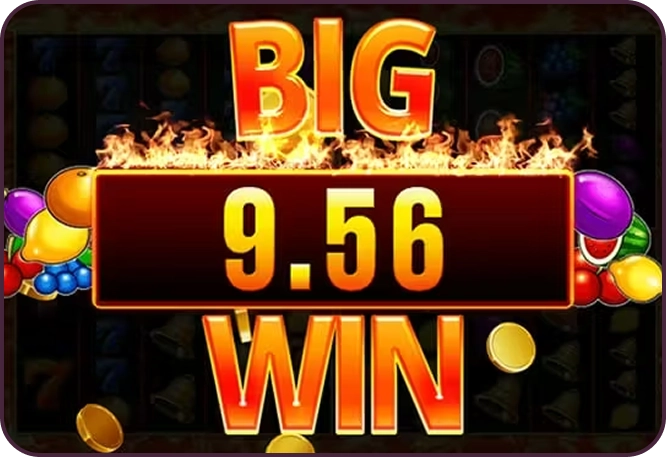 Super Hot Fruit μεγάλη νίκη σε κουλοχέρη